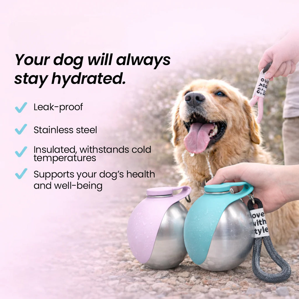 Pawwtopia™ HydroWalk Dog Water Bottle