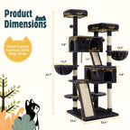 Pawwtopia™ Multi-Level Large Cat Tree