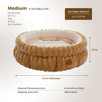 Pawwtopia™ Washable Round Pet Bed