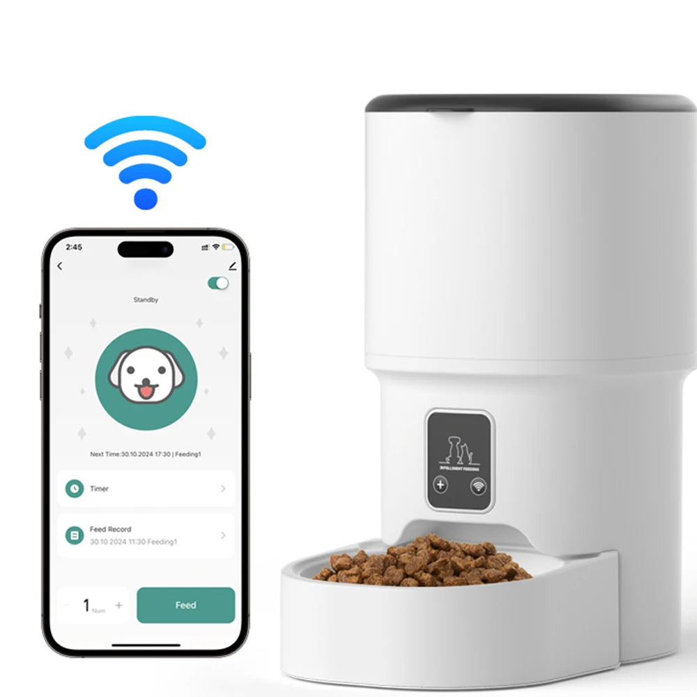 Pet Smart WiFi  Remote Control Auto Feeder