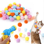 Pawwtopia™ Cat Plush Ball Shooting Gun