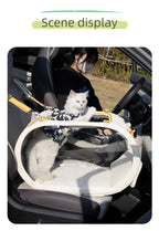 Portable Pet Trolley Carrier with Wheels