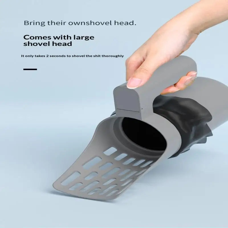 Pawwtopia™ Litter Shovel Scoop With Refill Bag