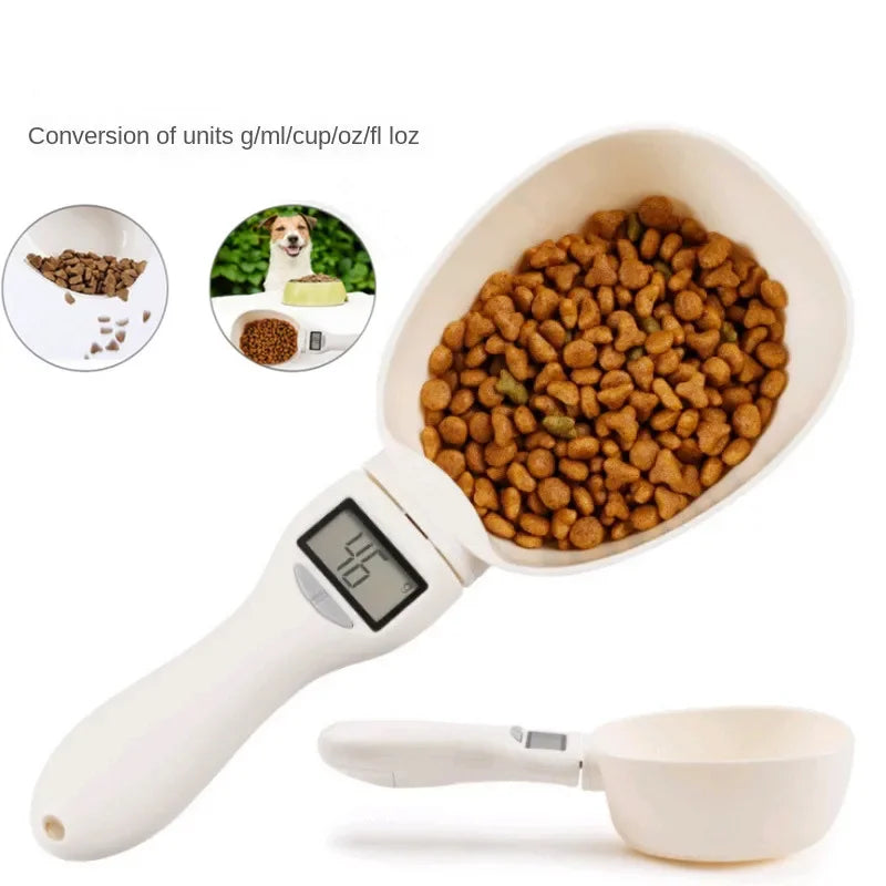 Pawwtopia™ Digital Pet Food Measuring Spoon – Kitchen Scale for Accurate Cat & Dog Food Portions