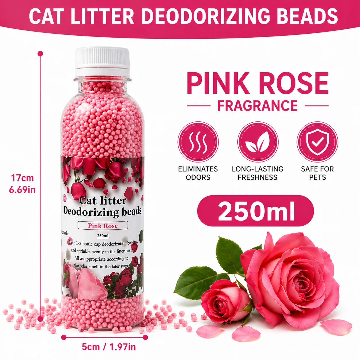 250ML Cat Litter Deodorizing Beads
