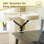 Pawwtopia™ Cat Desk Bed, 360° Rotatable