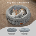 Pawwtopia™ Washable Round Pet Bed