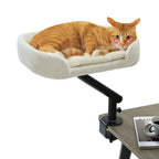 Pawwtopia™ Cat Desk Bed, 360° Rotatable