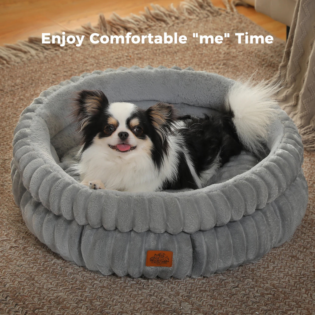 Pawwtopia™ Washable Round Pet Bed