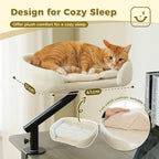 Pawwtopia™ Cat Desk Bed, 360° Rotatable