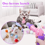 Pawwtopia™ Cat Plush Ball Shooting Gun