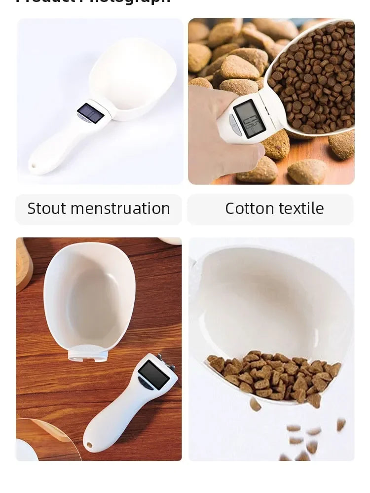Pawwtopia™ Digital Pet Food Measuring Spoon – Kitchen Scale for Accurate Cat & Dog Food Portions