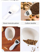 Pawwtopia™ Digital Pet Food Measuring Spoon – Kitchen Scale for Accurate Cat & Dog Food Portions