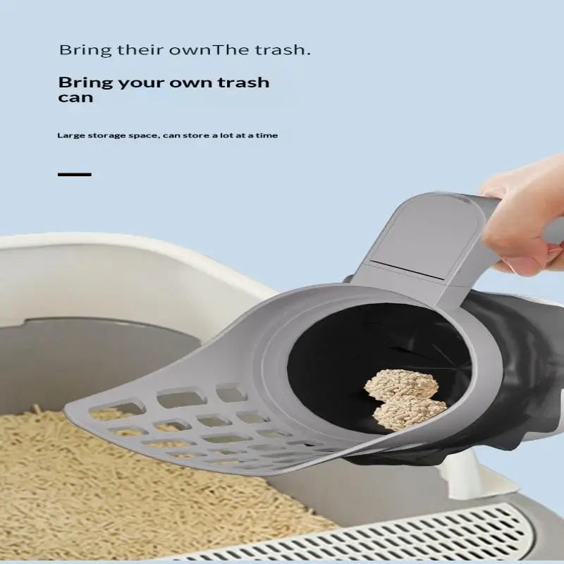 Pawwtopia™ Litter Shovel Scoop With Refill Bag