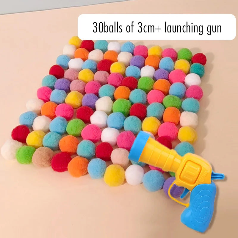 Pawwtopia™ Cat Plush Ball Shooting Gun