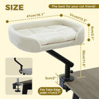 Pawwtopia™ Cat Desk Bed, 360° Rotatable