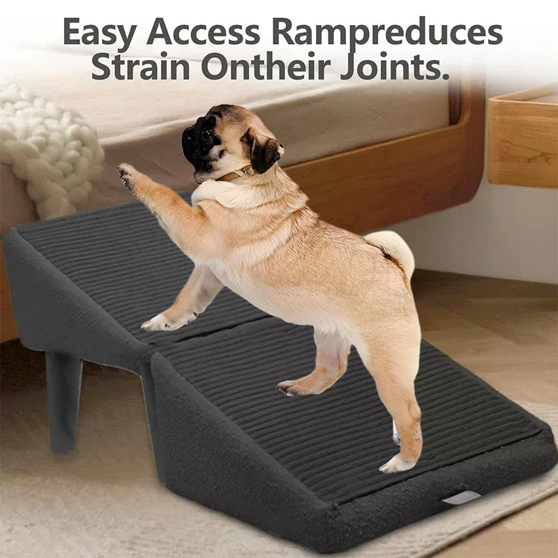 2-In-1 Wooden Dog Steps