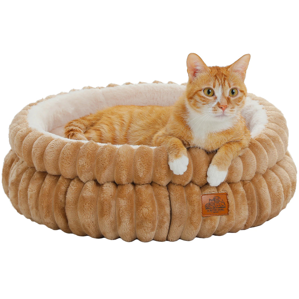Pawwtopia™ Washable Round Pet Bed