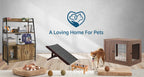 36 H Free Standing Tall Wooden Indoor Pet Gate Dog Cat Baby Dog Gates Fence For House Doorway Stairs