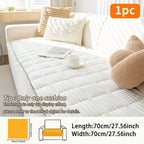 1PC-Flannel practical sofa cushion, high-end, simple, and fashionable plush cushion, all season universal sofa cushion
