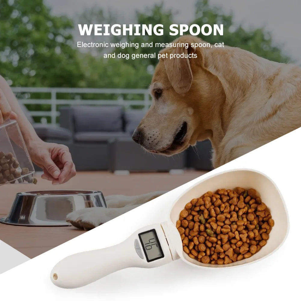 Pawwtopia™ Digital Pet Food Measuring Spoon – Kitchen Scale for Accurate Cat & Dog Food Portions