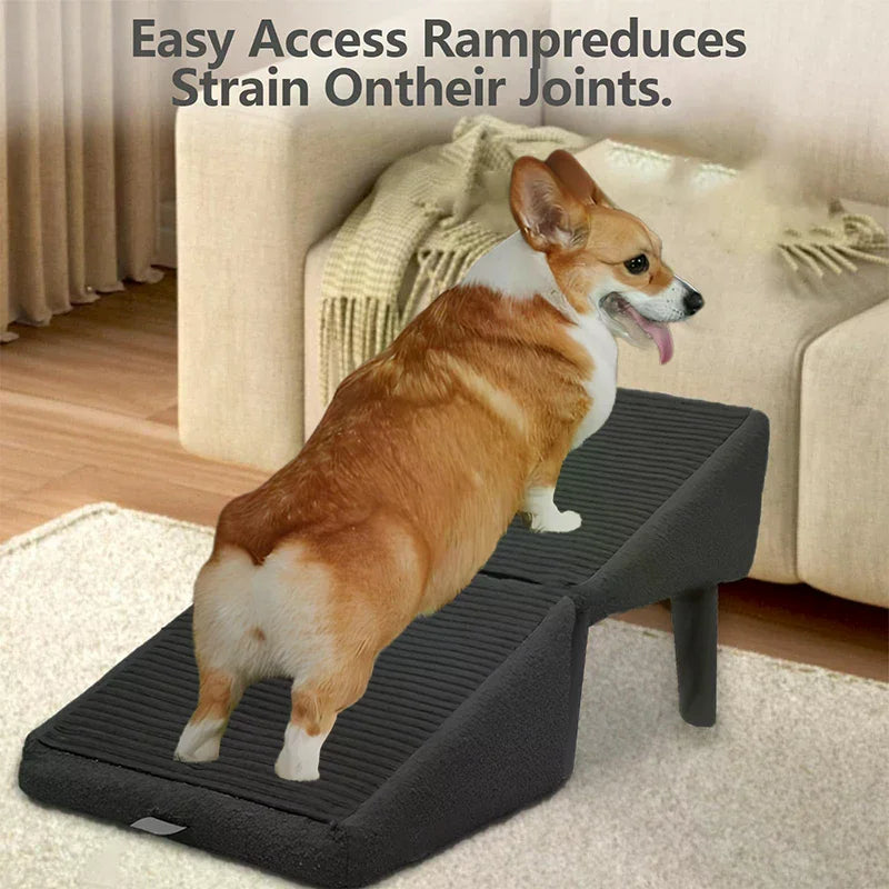 2-In-1 Wooden Dog Steps