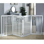 36 H Free Standing Tall Wooden Indoor Pet Gate Dog Cat Baby Dog Gates Fence For House Doorway Stairs