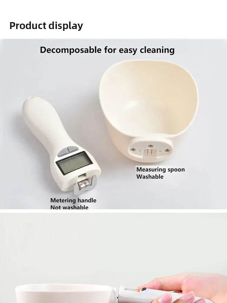 Pawwtopia™ Digital Pet Food Measuring Spoon – Kitchen Scale for Accurate Cat & Dog Food Portions