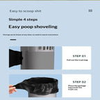 Pawwtopia™ Litter Shovel Scoop With Refill Bag