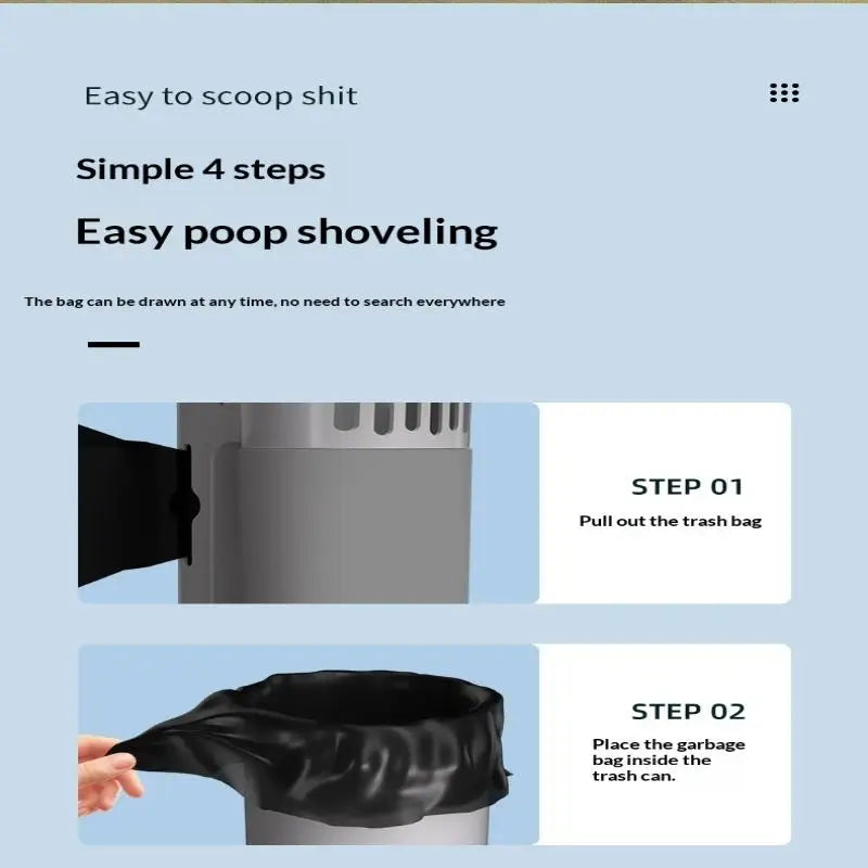 Pawwtopia™ Litter Shovel Scoop With Refill Bag