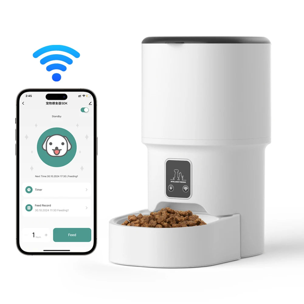 Pet Smart WiFi  Remote Control Auto Feeder
