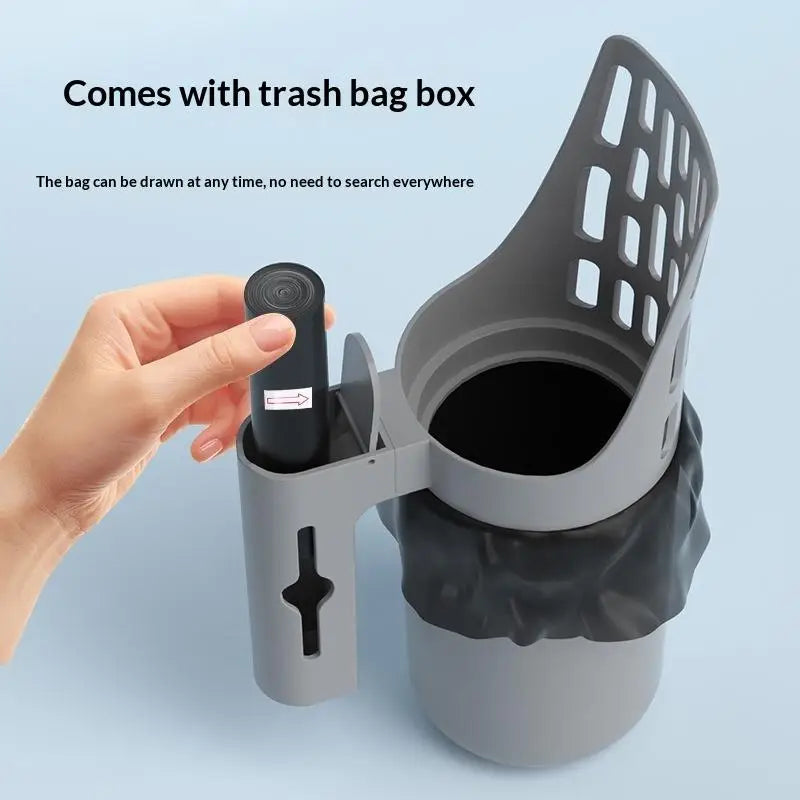 Pawwtopia™ Litter Shovel Scoop With Refill Bag