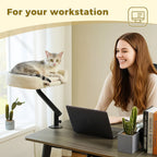 Pawwtopia™ Cat Desk Bed, 360° Rotatable