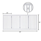36 H Free Standing Tall Wooden Indoor Pet Gate Dog Cat Baby Dog Gates Fence For House Doorway Stairs
