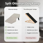 2-In-1 Wooden Dog Steps