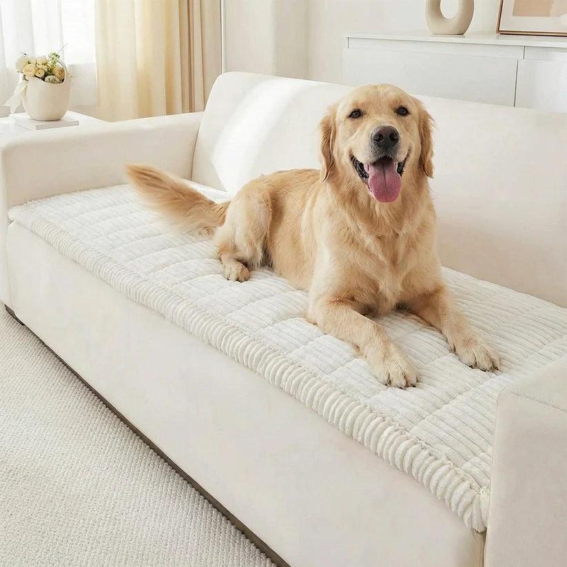 Pawwtopia™ Plush Pet Couch Cover